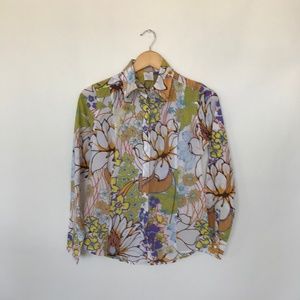 Craig Taylor Patterned Button Down Shirt Size S
